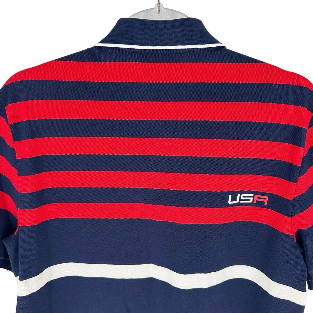 Polo Golf Ralph Lauren Polo Shirt Mens M Ryder Cup 2014 Scotland USA Performance - Picture 9 of 16